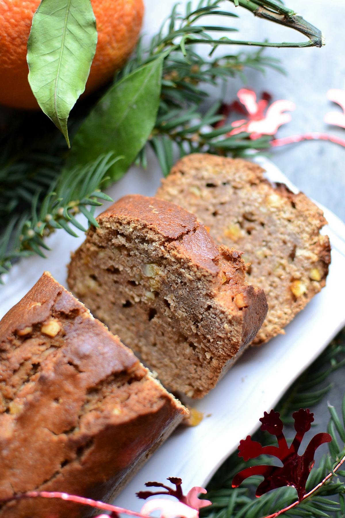 recette Pain d'épices à l'orange confite