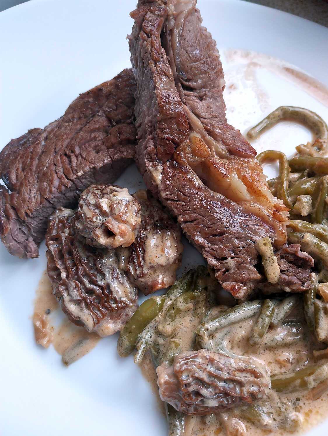 Recette de Cote de boeuf au cookèo