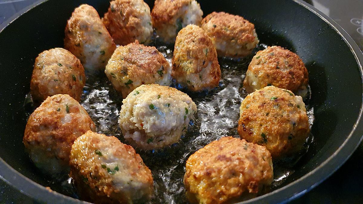 recette Boulettes de poulet savoureuse