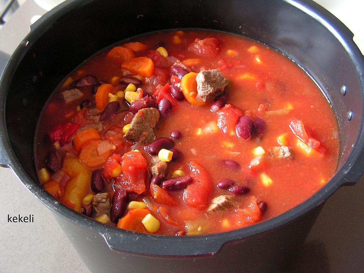 recette Chili au cookéo