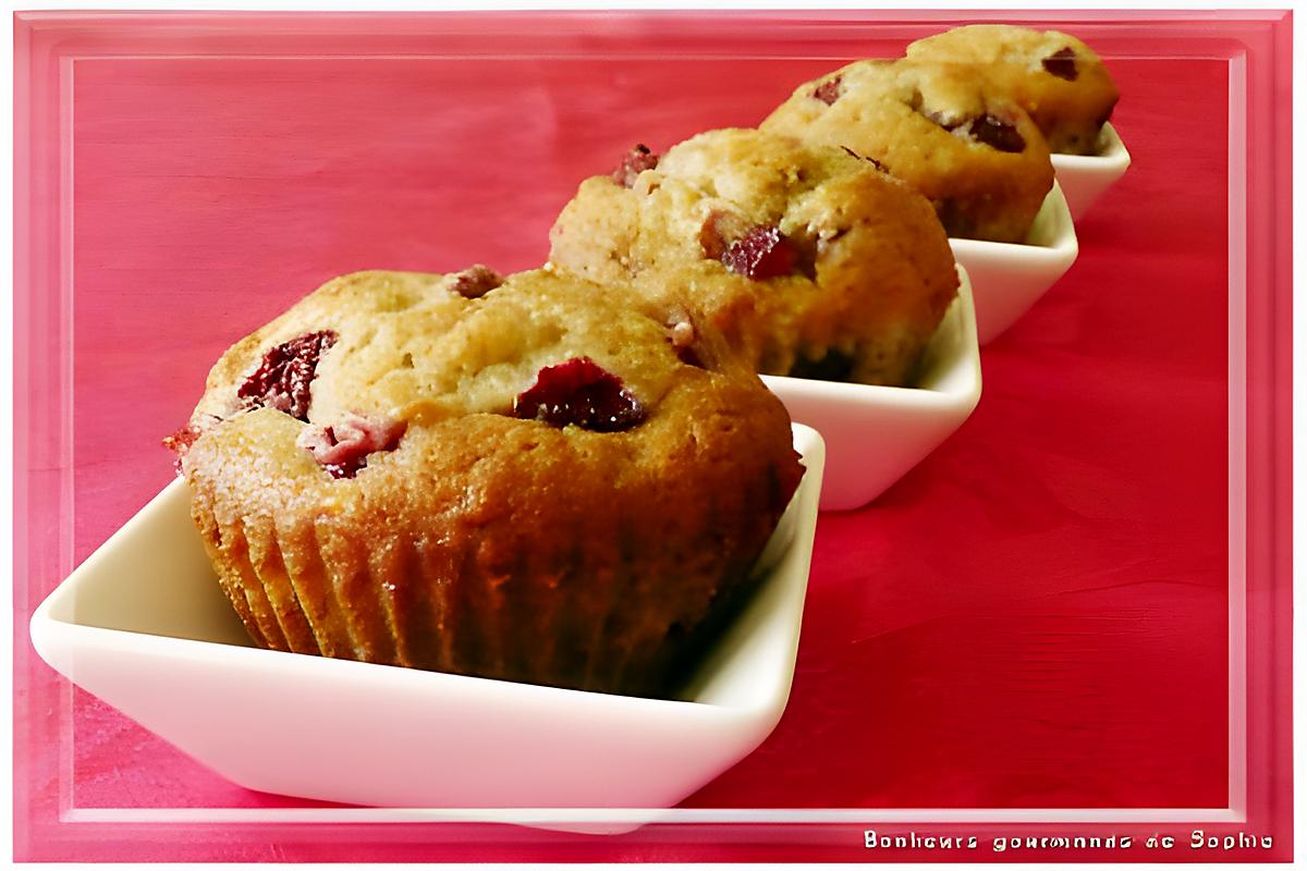 recette Muffins fraise-banane à la cardamome