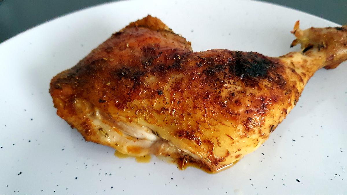 recette Cuisses de poulet marinées et rôties au four