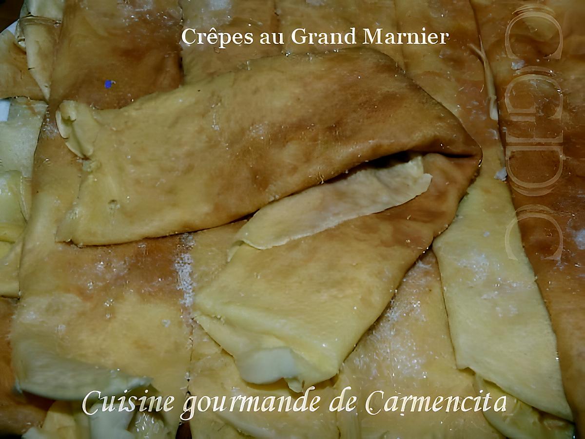 recette Crêpes sucrées au grand Marnier