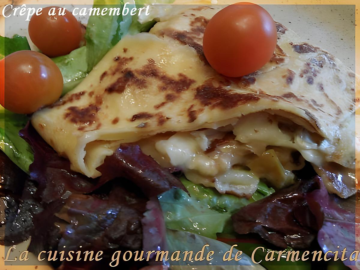 recette Crêpes aux poireaux et camembert