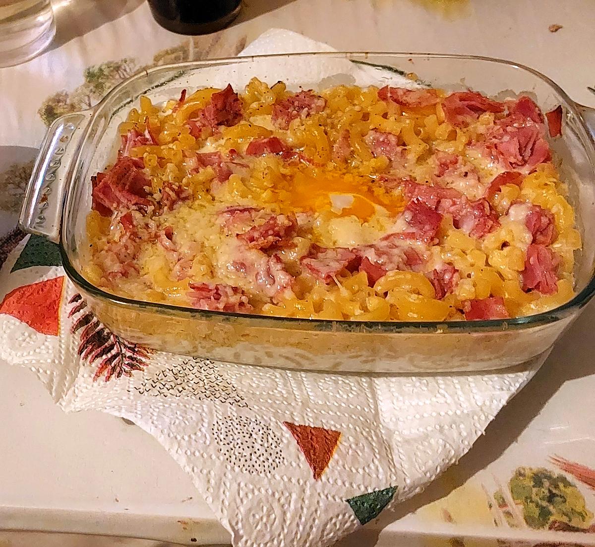 recette Gratins de pâtes????