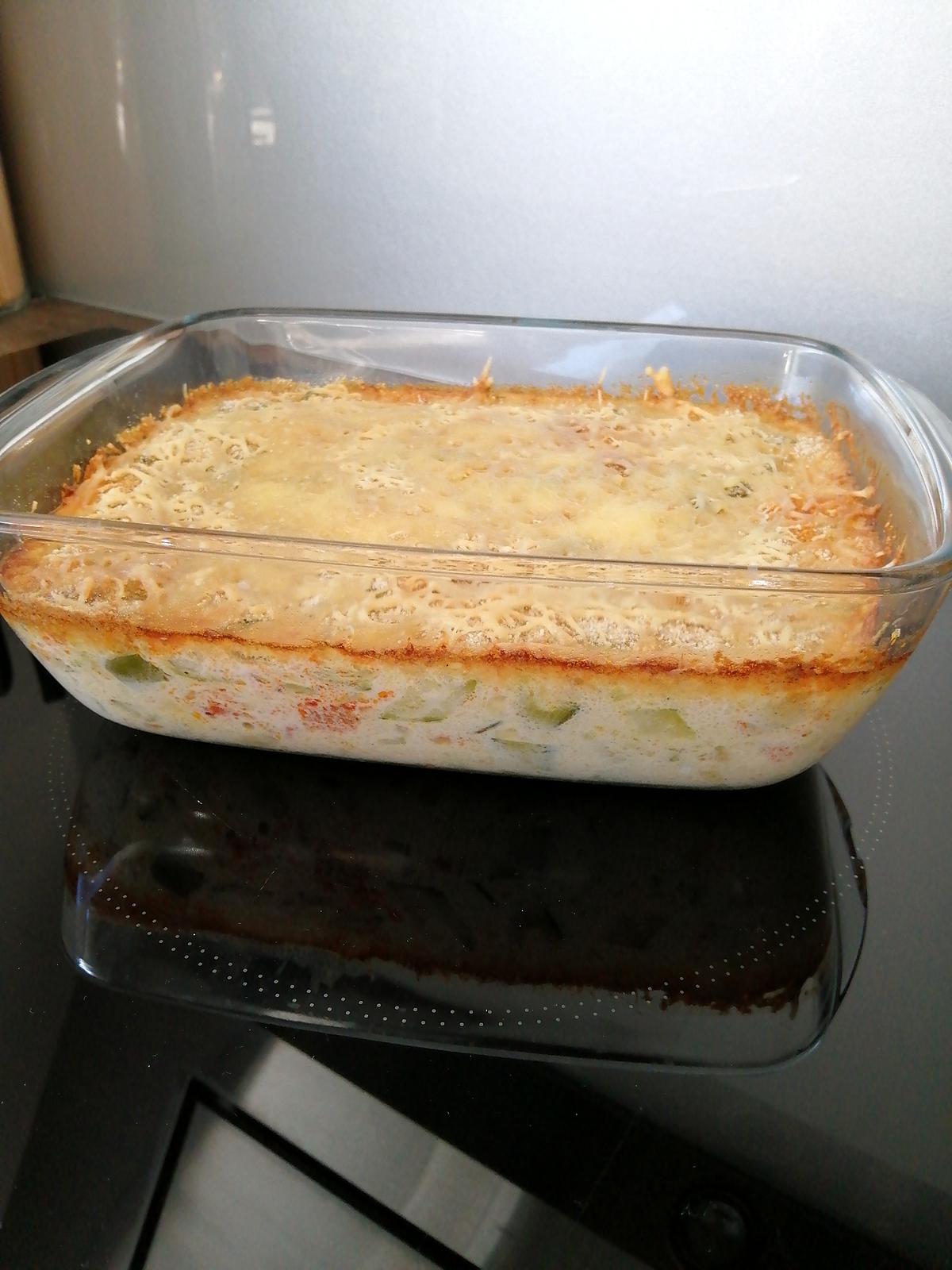 recette Gratin de courgettes au chorizo