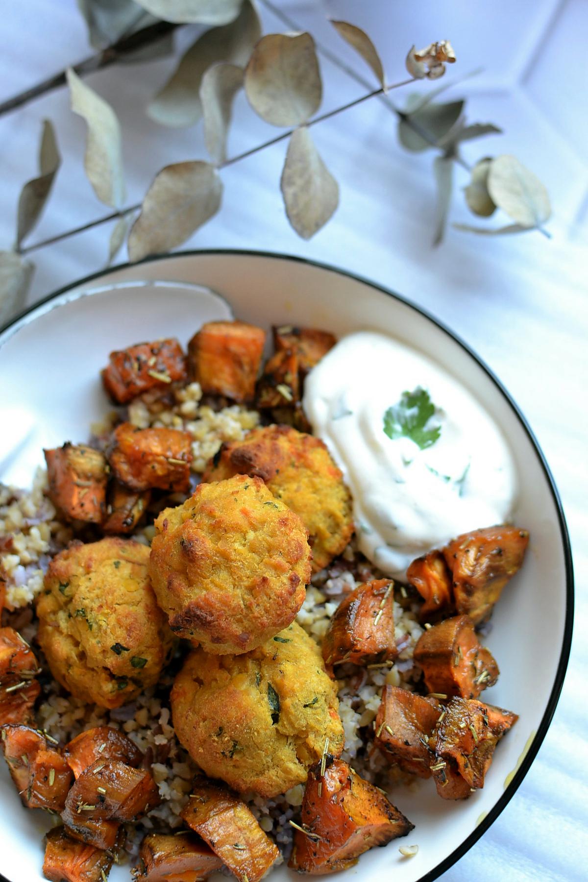 recette Boulettes lentilles corail patate douce