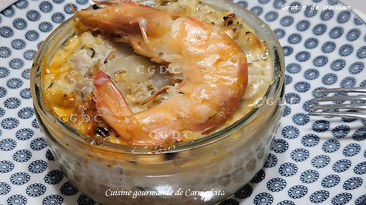 recette Petits gratins au poisson