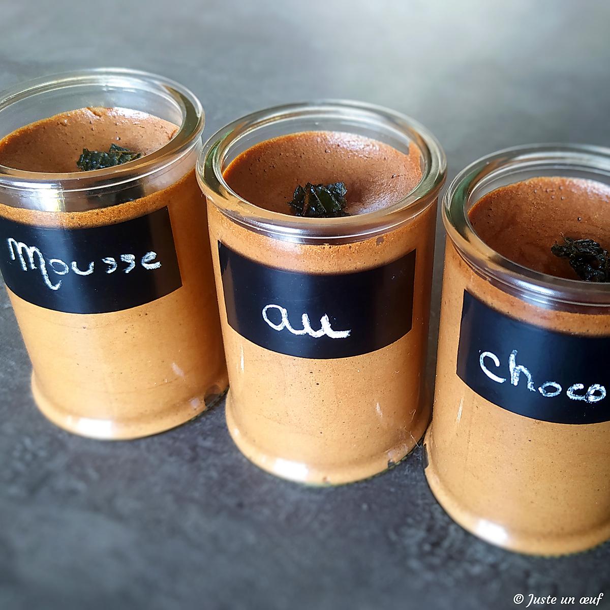 recette Mousse au chocolat au jus de pois chiches