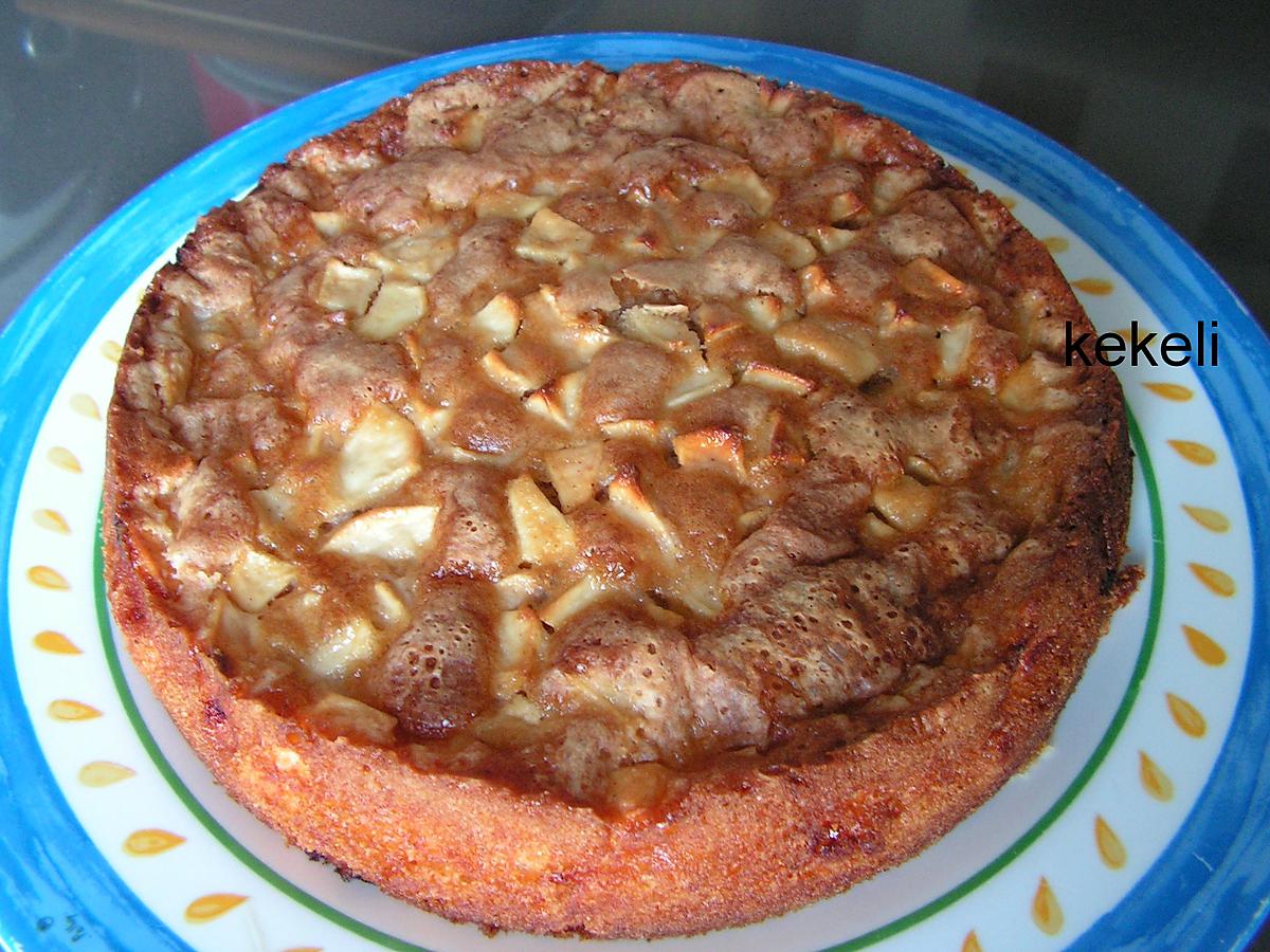 recette Gâteau aux pommes et cannelle