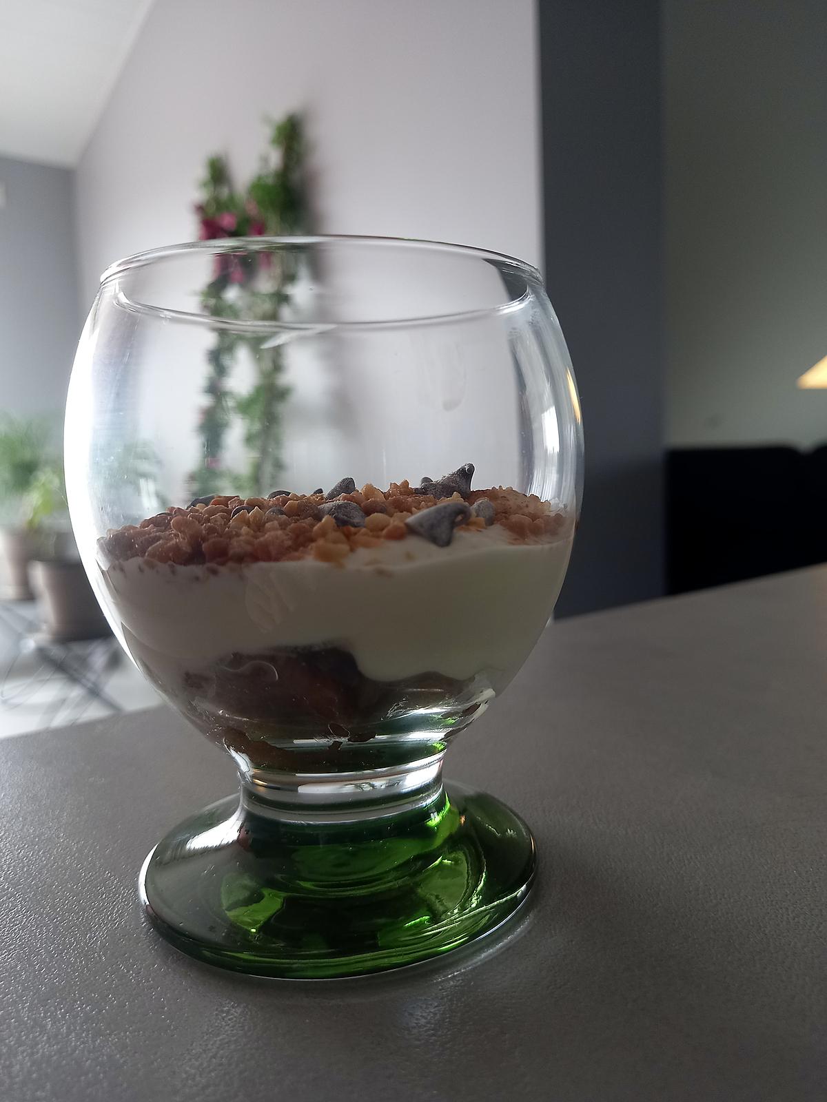 recette Verrine banane flambée au mascarpone