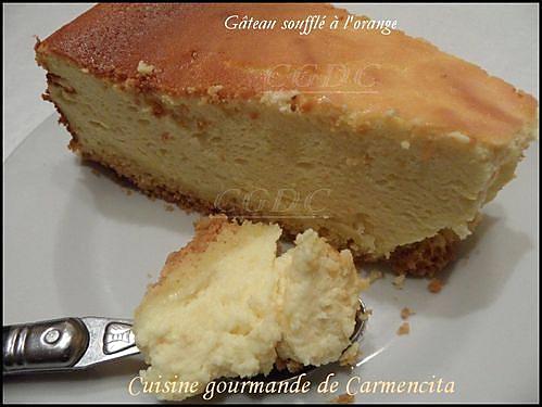 recette Gâteau soufflé à l'orange