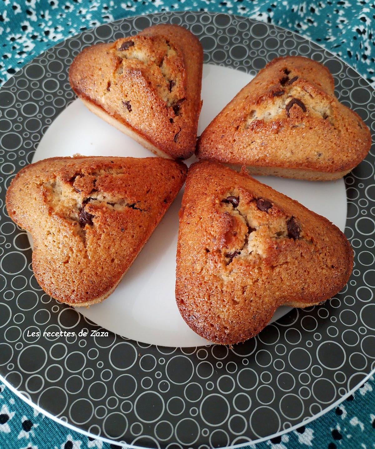 recette Cœur croustifondant à la noisette et aux pépites de chocolat