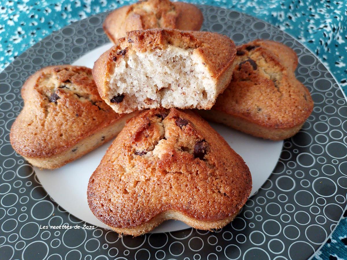 recette Cœur croustifondant à la noisette et aux pépites de chocolat