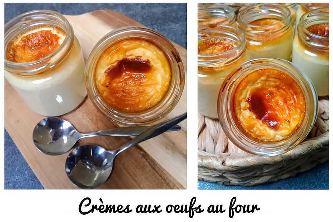 Recette de CREME AUX OEUFS AU FOUR