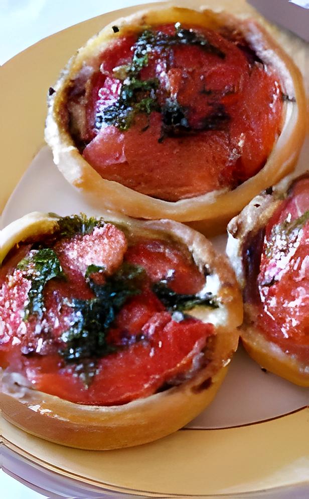 recette Tartelettes au chèvre frais et aux tomates confites