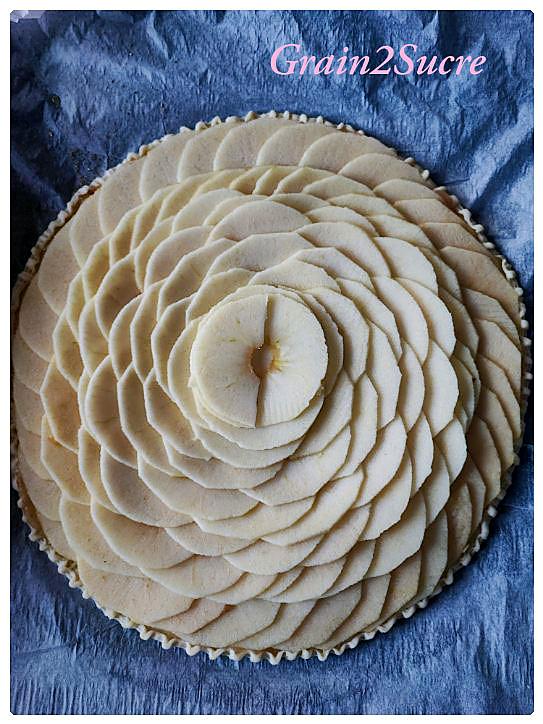 recette Tarte fine aux pommes