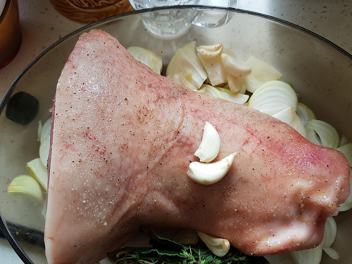 recette Jambette de porc à la bière à la campagnarde