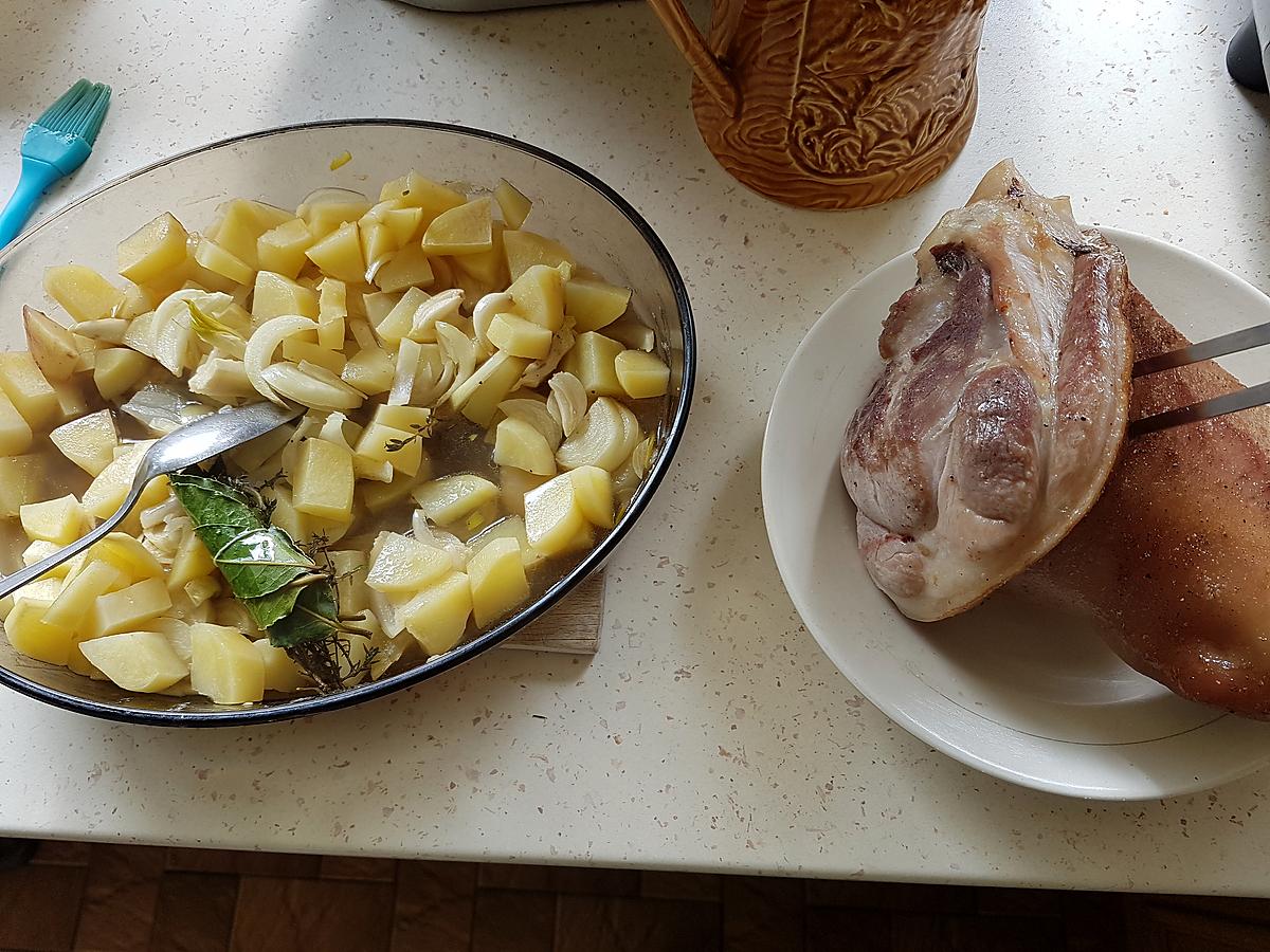 recette Jambette de porc à la bière à la campagnarde