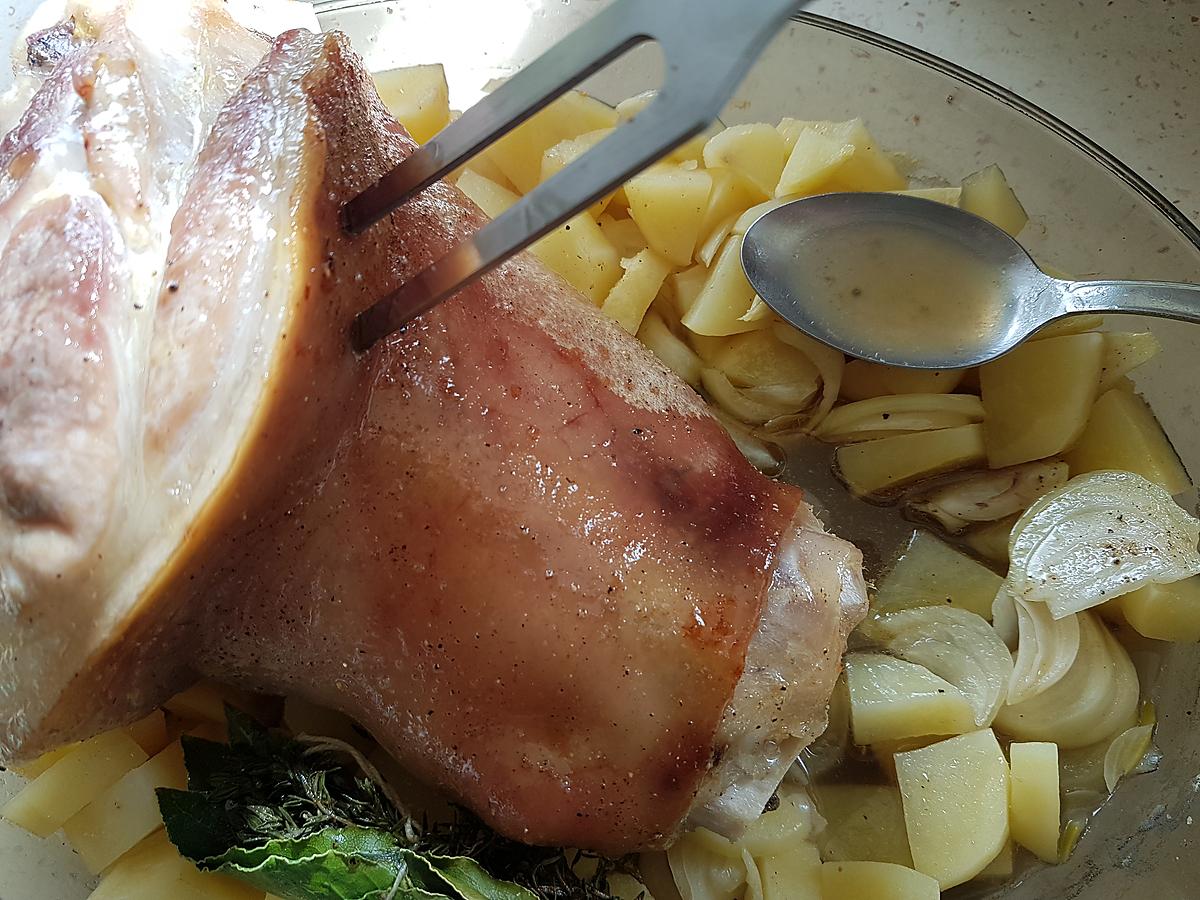 recette Jambette de porc à la bière à la campagnarde