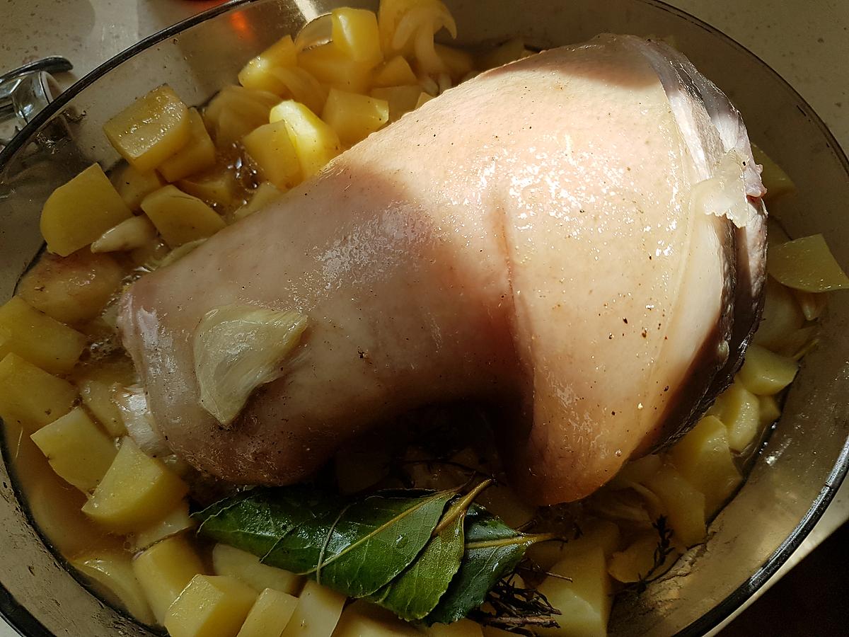 recette Jambette de porc à la bière à la campagnarde