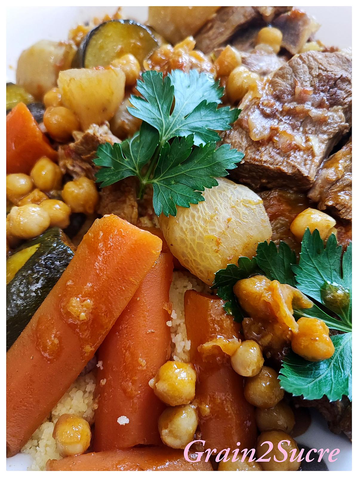 recette Couscous d'Agneau aux Légumes