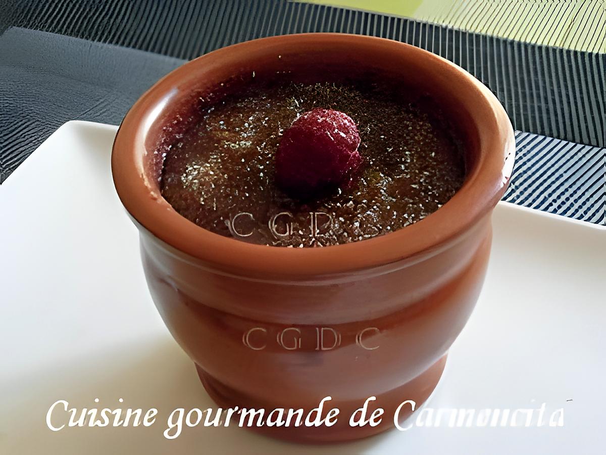 recette Crème brûlée chocolat framboises