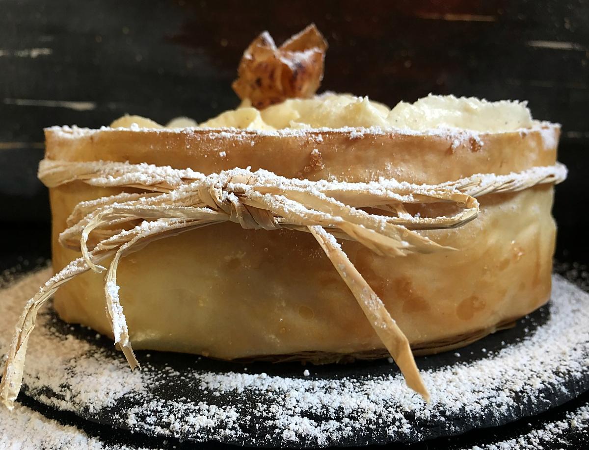 recette Mille-Feuilles pâte filo