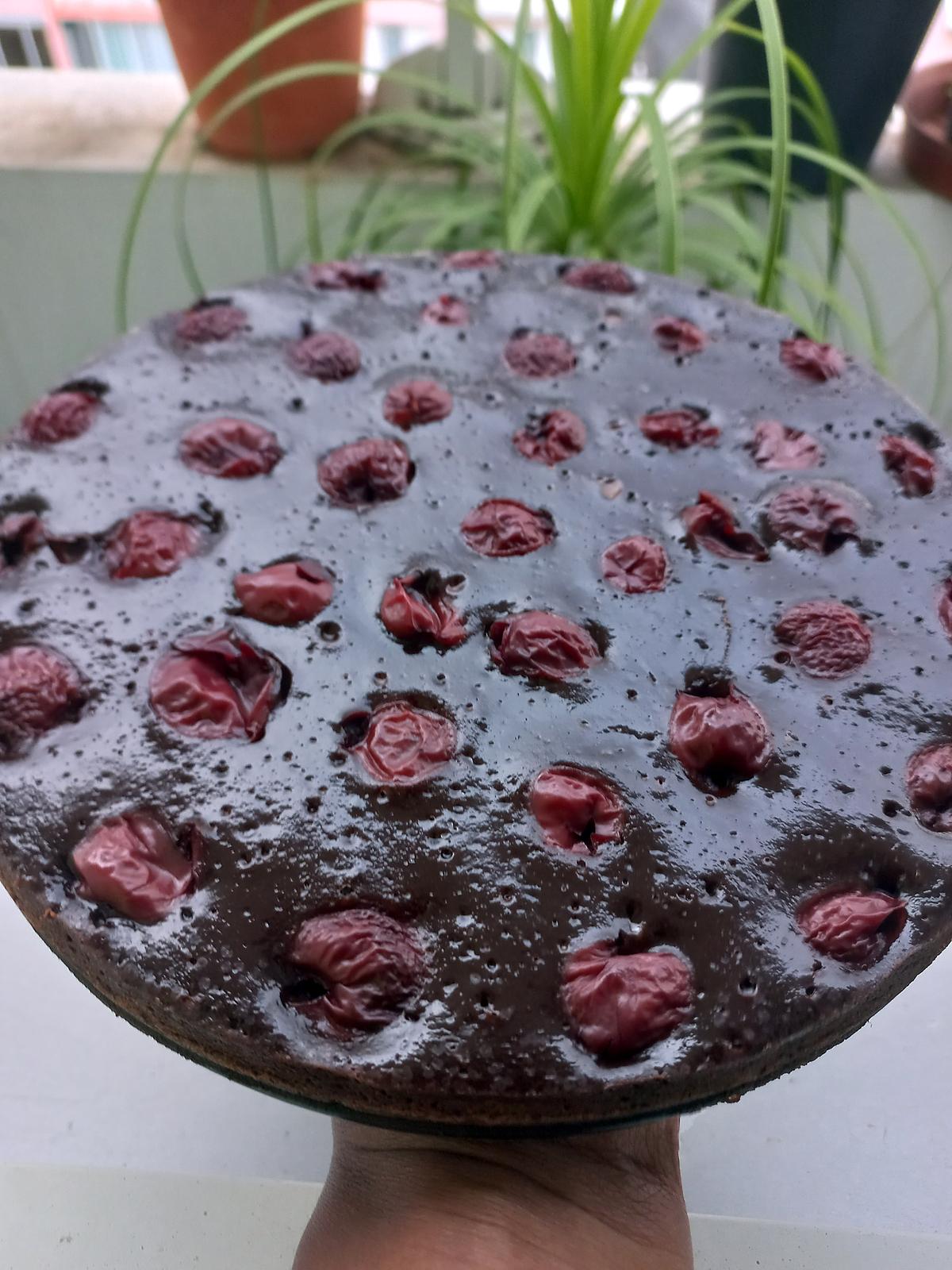 recette Fondant au chocolat et aux cerises