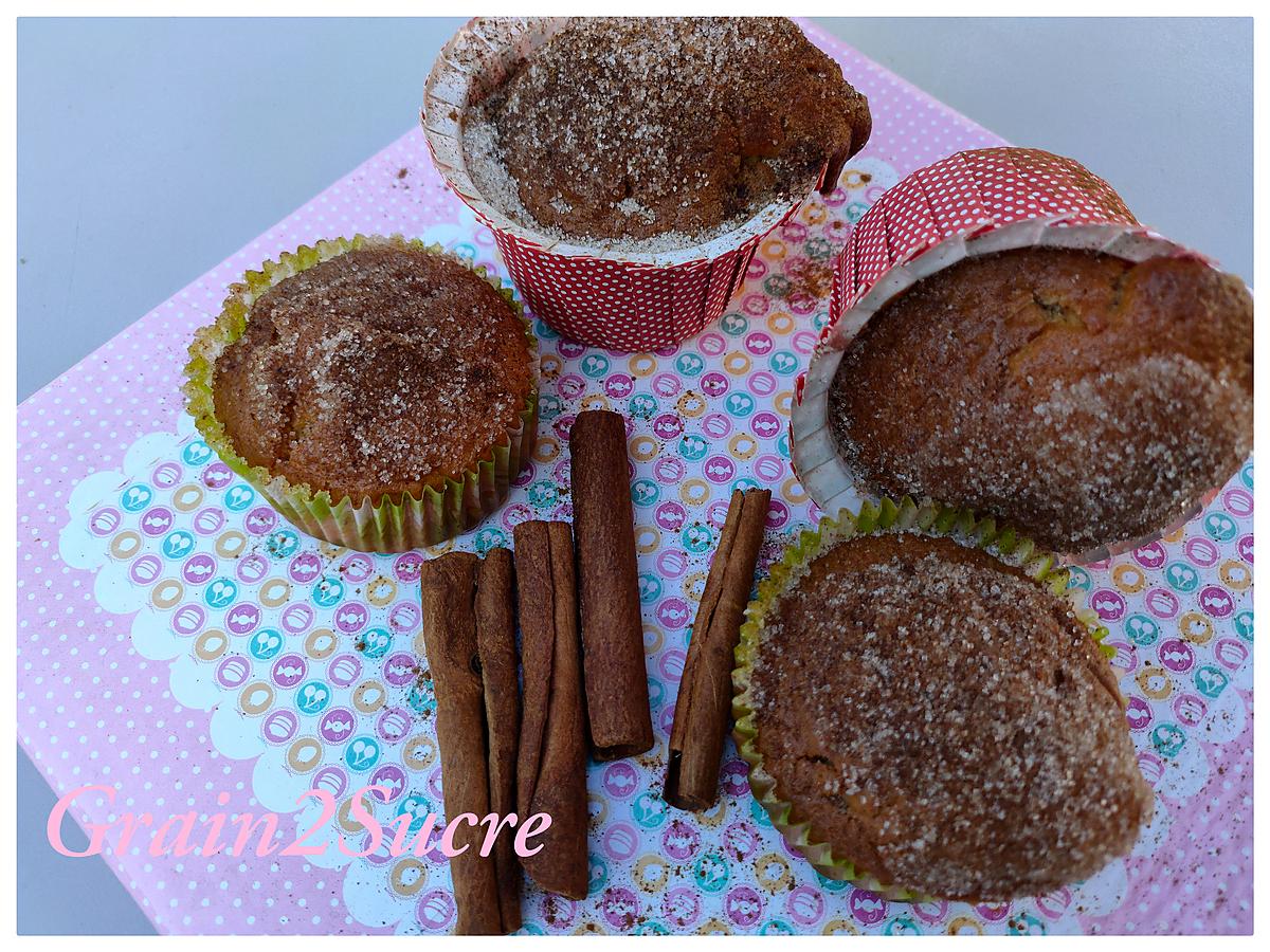 recette Muffins a la cannelle