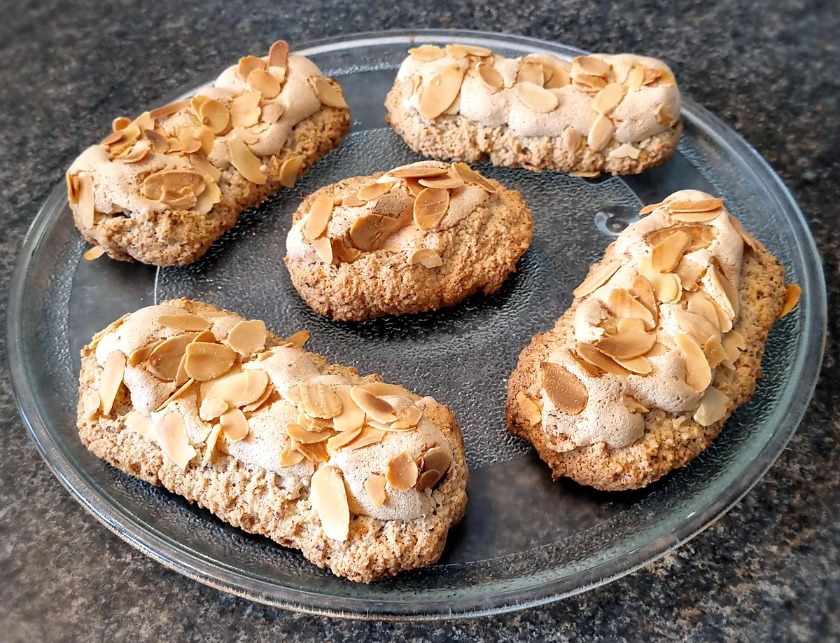 recette Biscuits meringués amandes noisettes