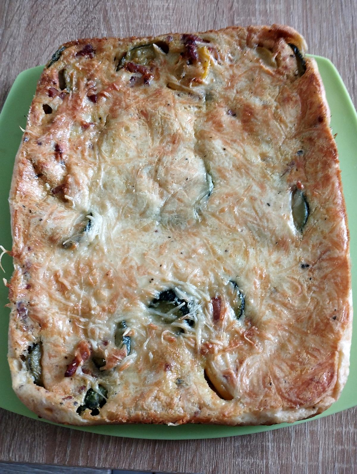 recette quiche sans pate a la courgette au cake factory