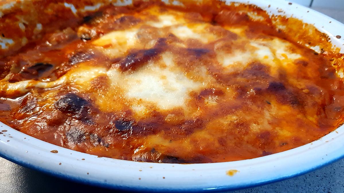 recette Gratin d’aubergines  Mozzarella et  parmesan.