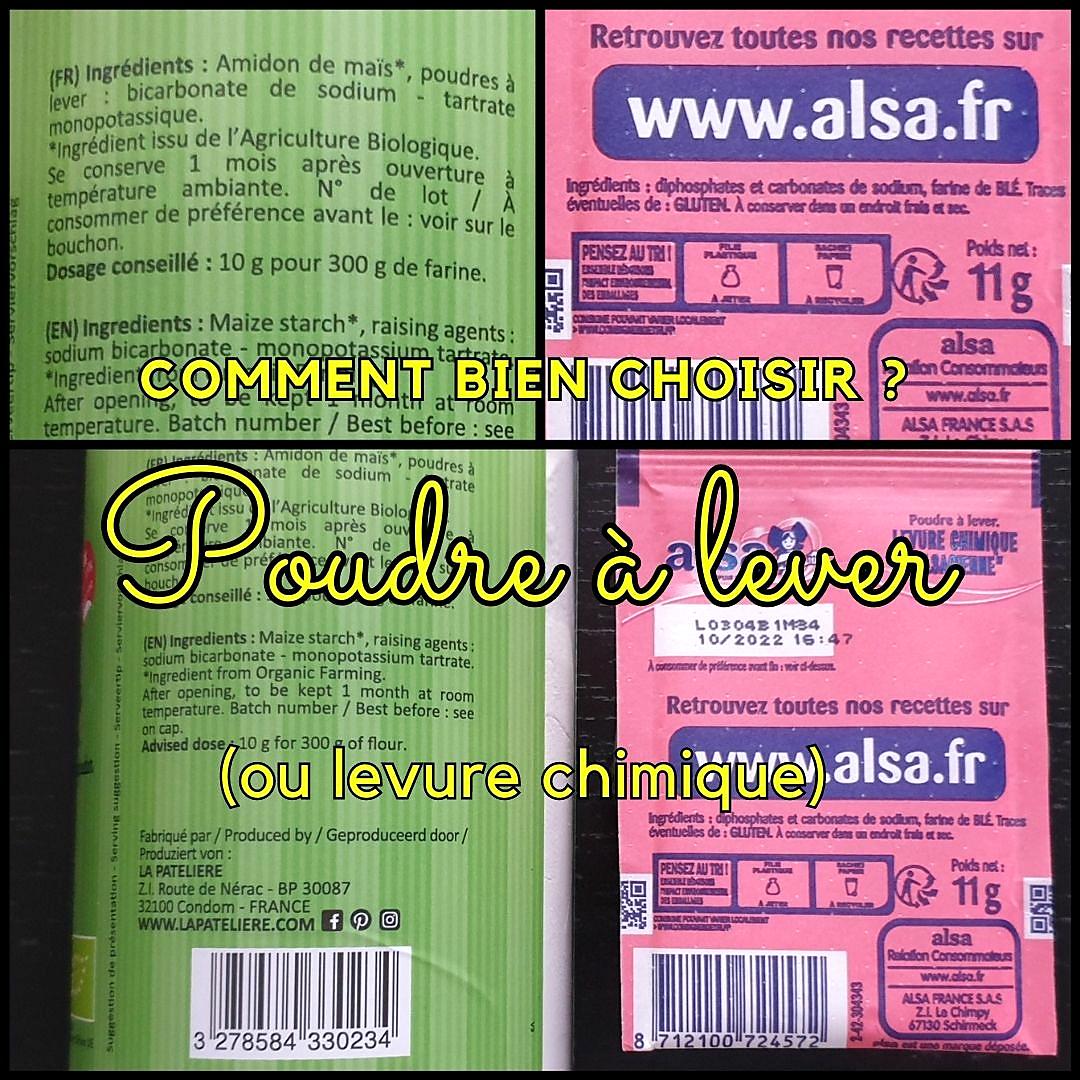 recette Comment bien choisir sa poudre à lever ou (levure chimique) en pâtisserie ?