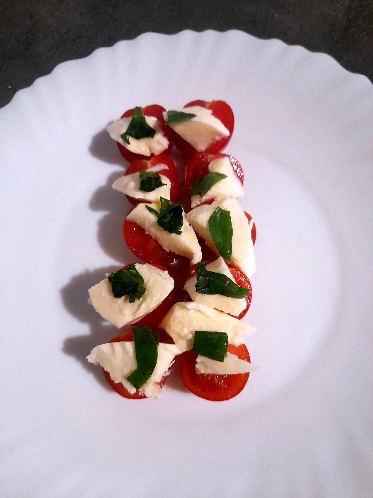 recette Mini tomate-mozza