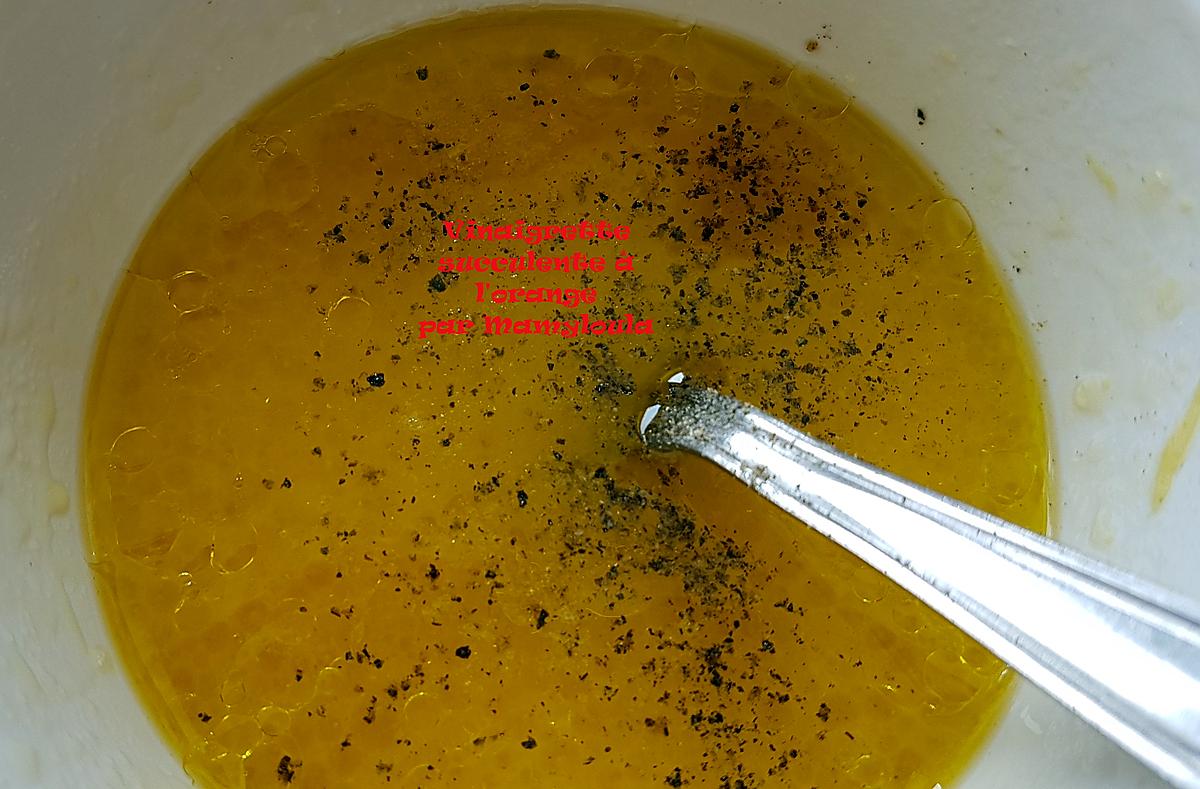 recette Vinaigrette succulente à l'orange