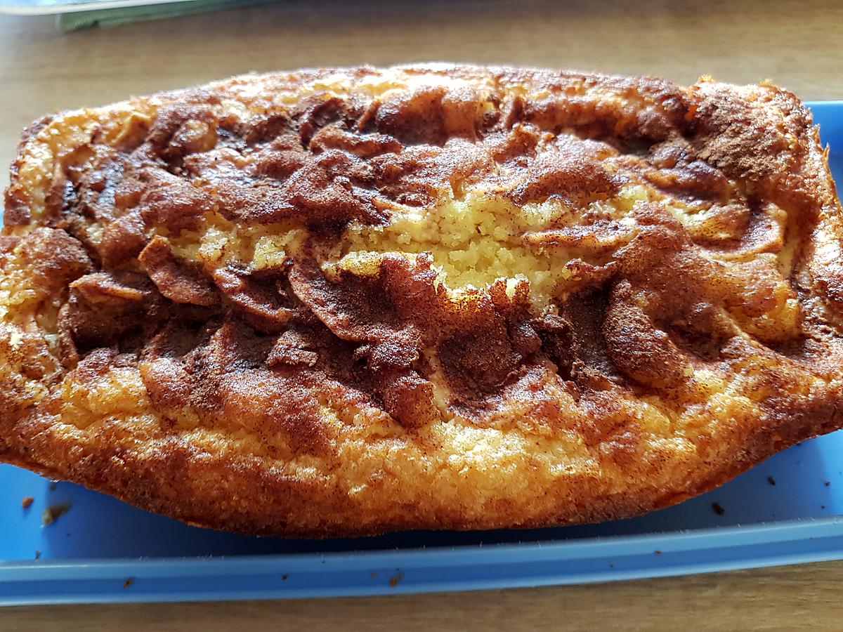 recette Gâteau à la noix de coco et aux pommes