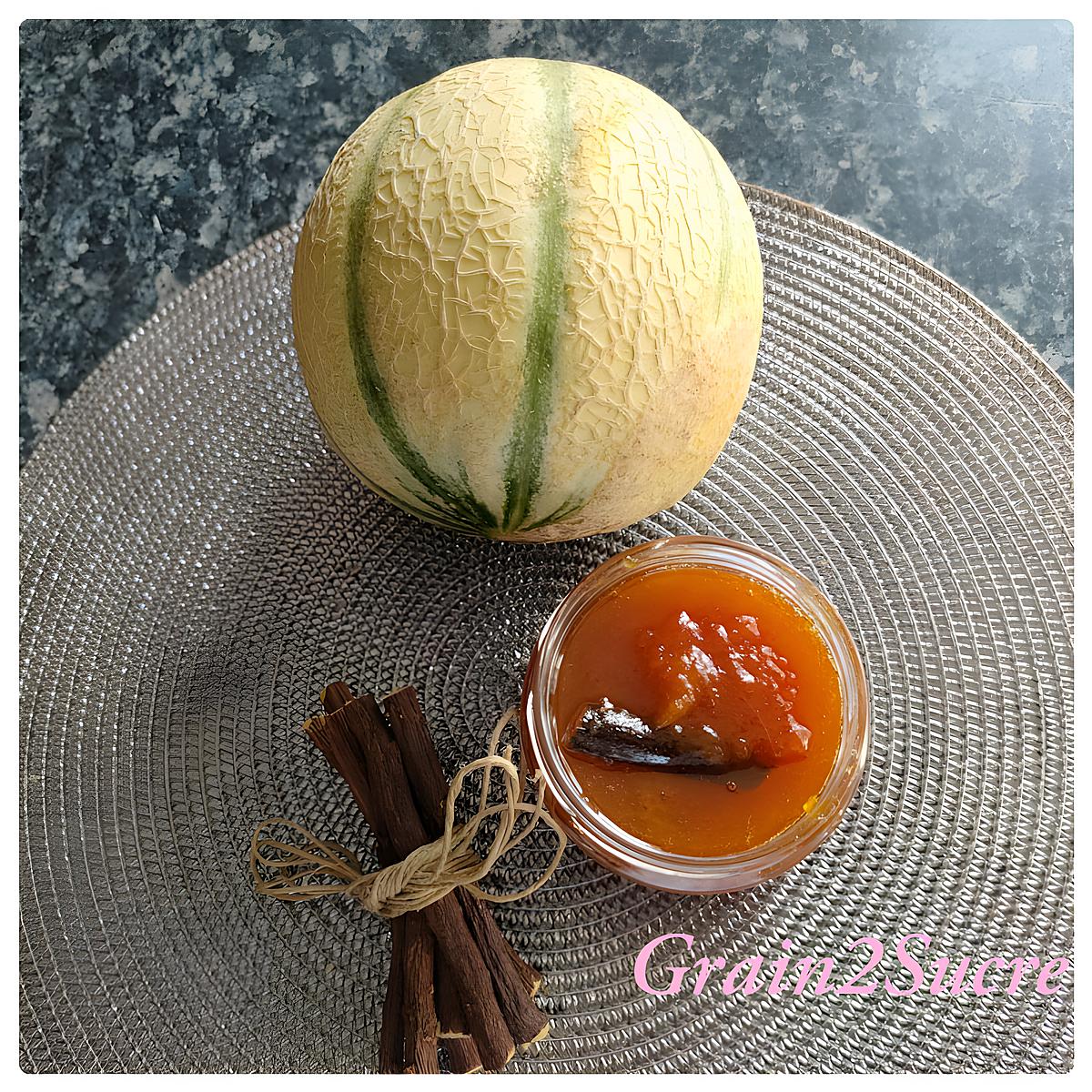 recette Confiture de melon au zeste de citron et bois de réglisse