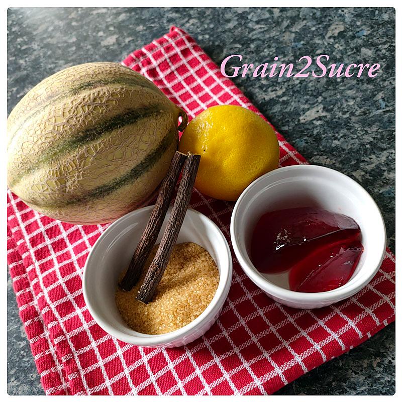 recette Confiture de melon au zeste de citron et bois de réglisse