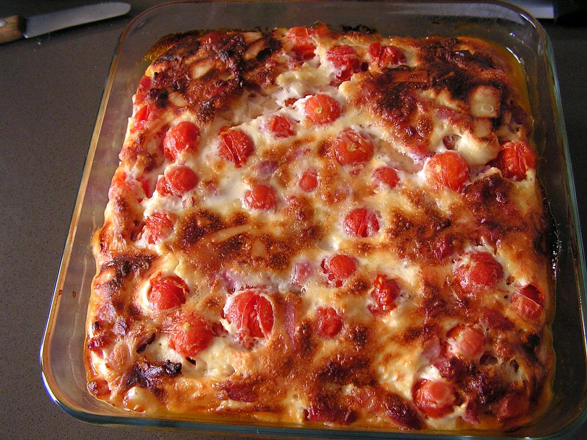 recette Clafoutis aux tomates cerise ou cocktail