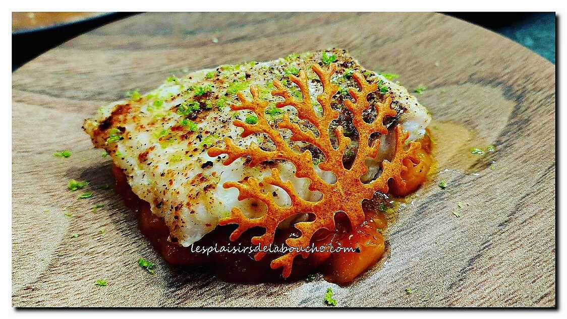 Recette de Filet de lingue et mangue caramélisée