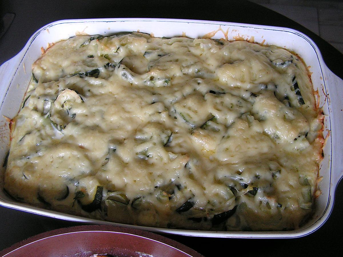 recette Gratin de courgettes