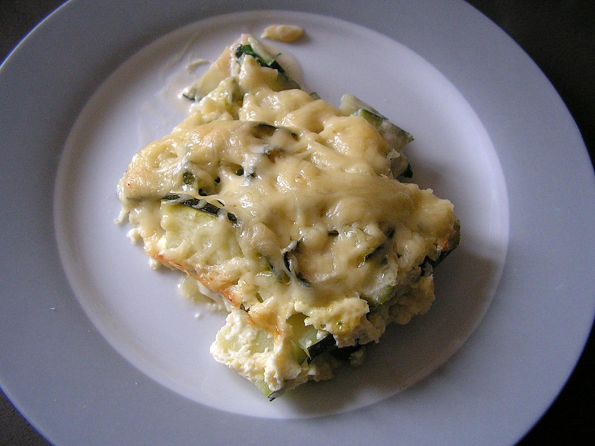 recette Gratin de courgettes