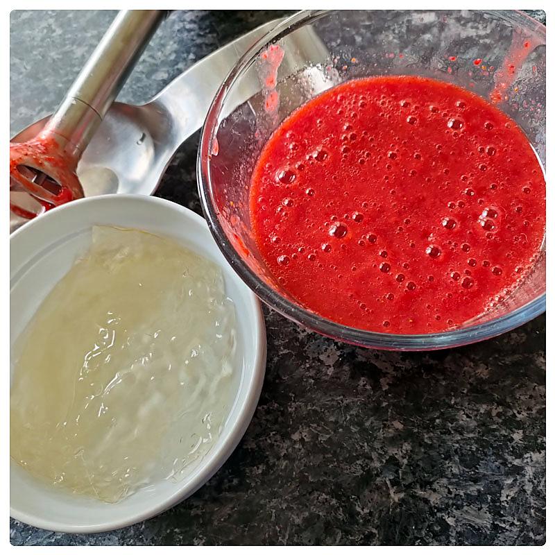 recette Panna cotta aux fraises