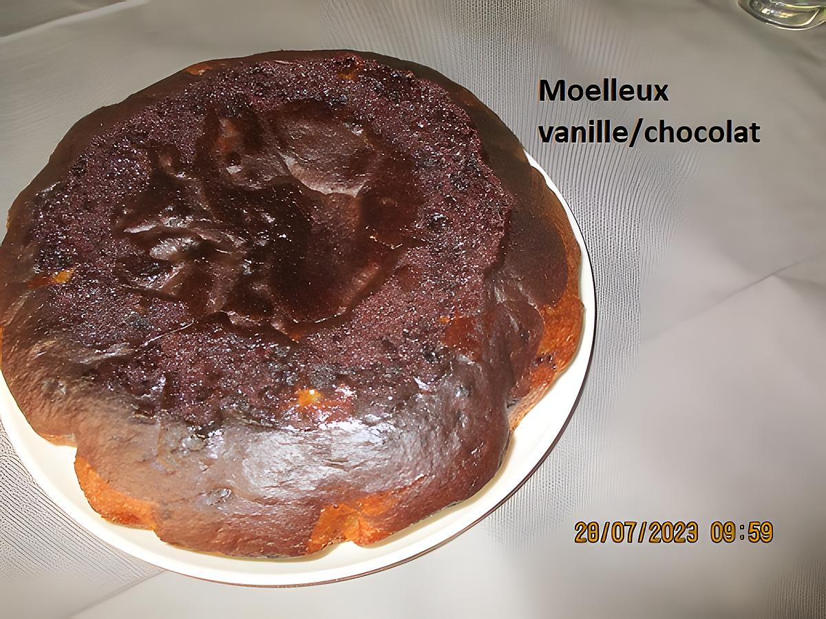 recette Moelleux à la vanille et au  chocolat