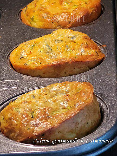 recette Muffins de courgettes et carottes à l’origan et thym