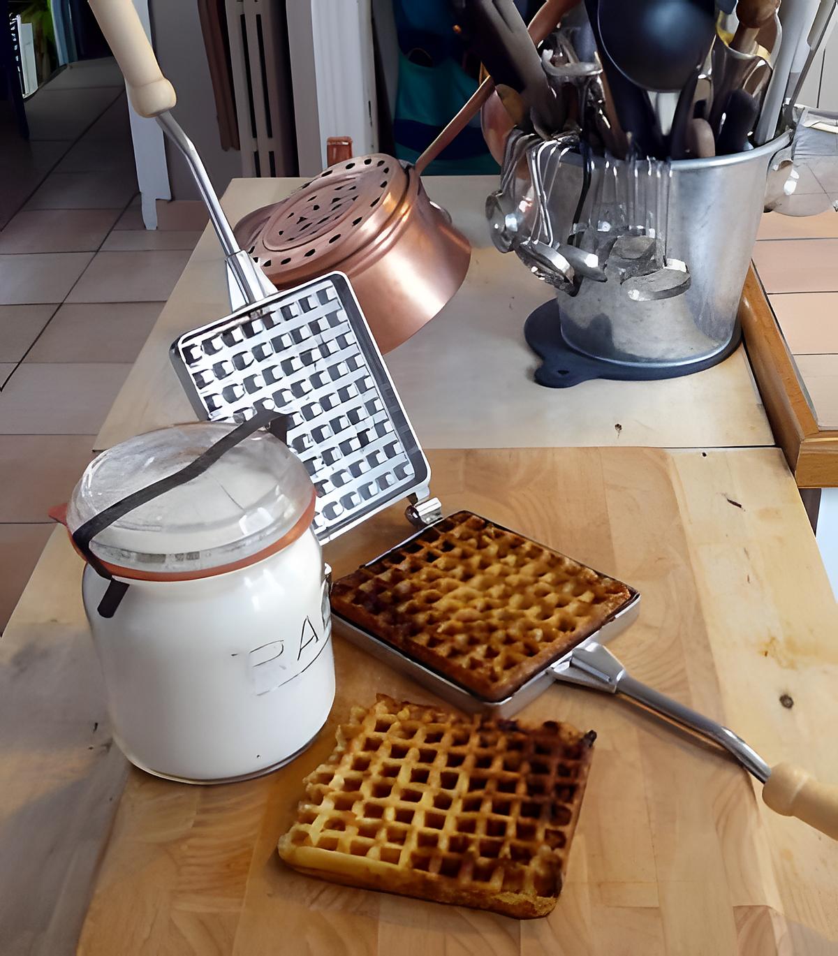 recette Mes premières gaufres au fer à gaufre