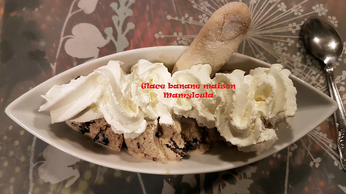 recette Glace à la banane et au chocolat façon Mamyloula