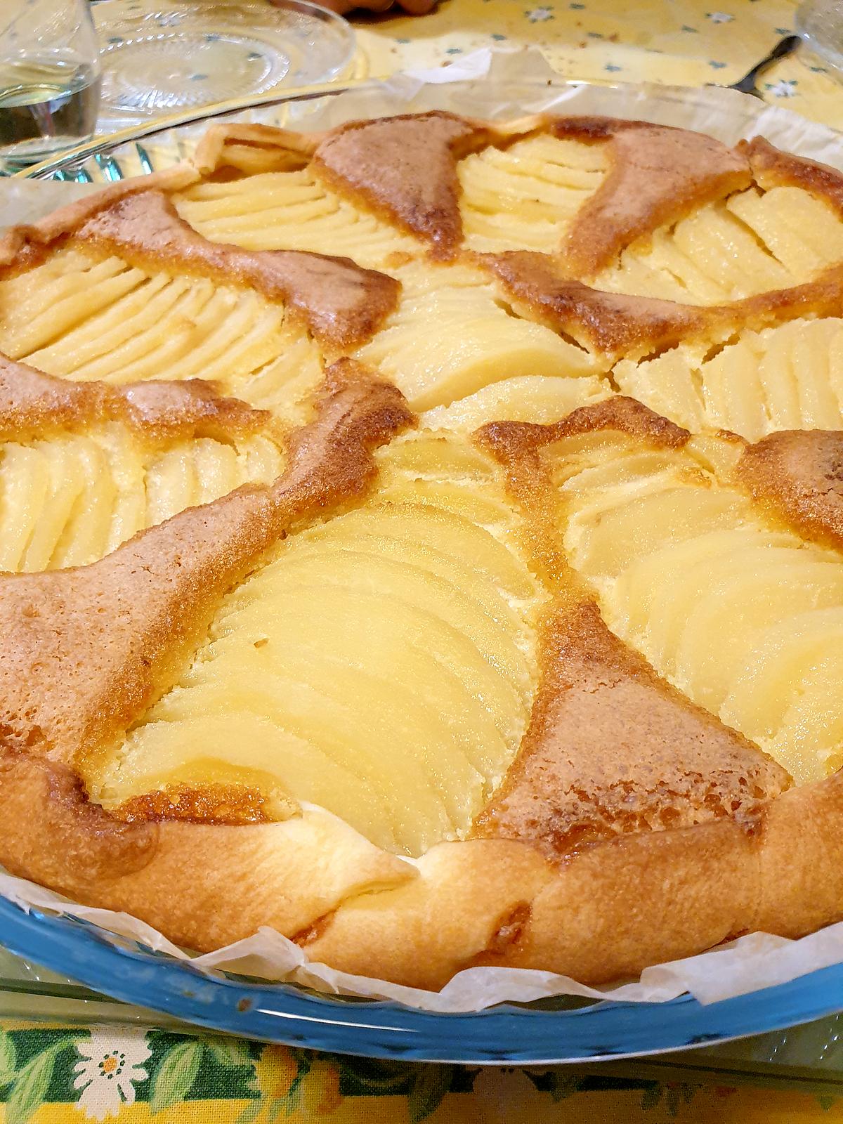 recette Tarte Amandine aux poires ( prepa 15 mns )