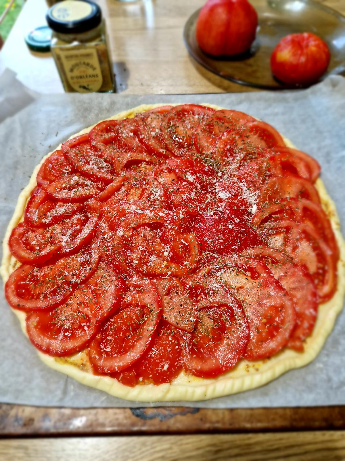 recette TARTE A LA TOMATES